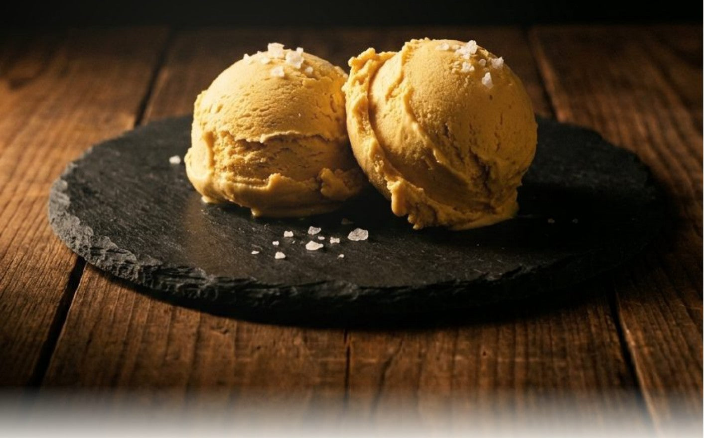 Salted caramel ice cream