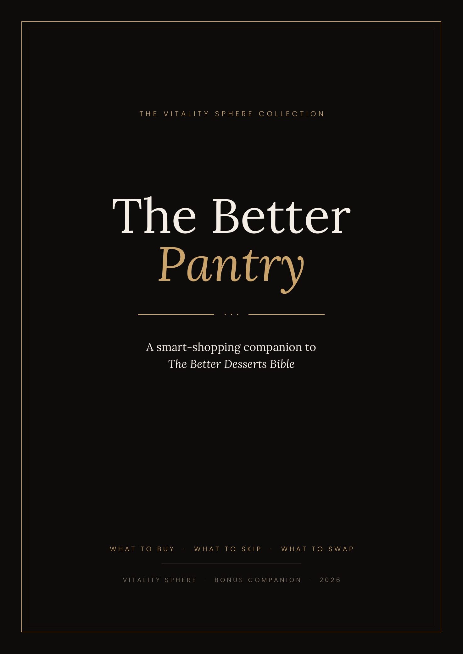 The Better Pantry cover