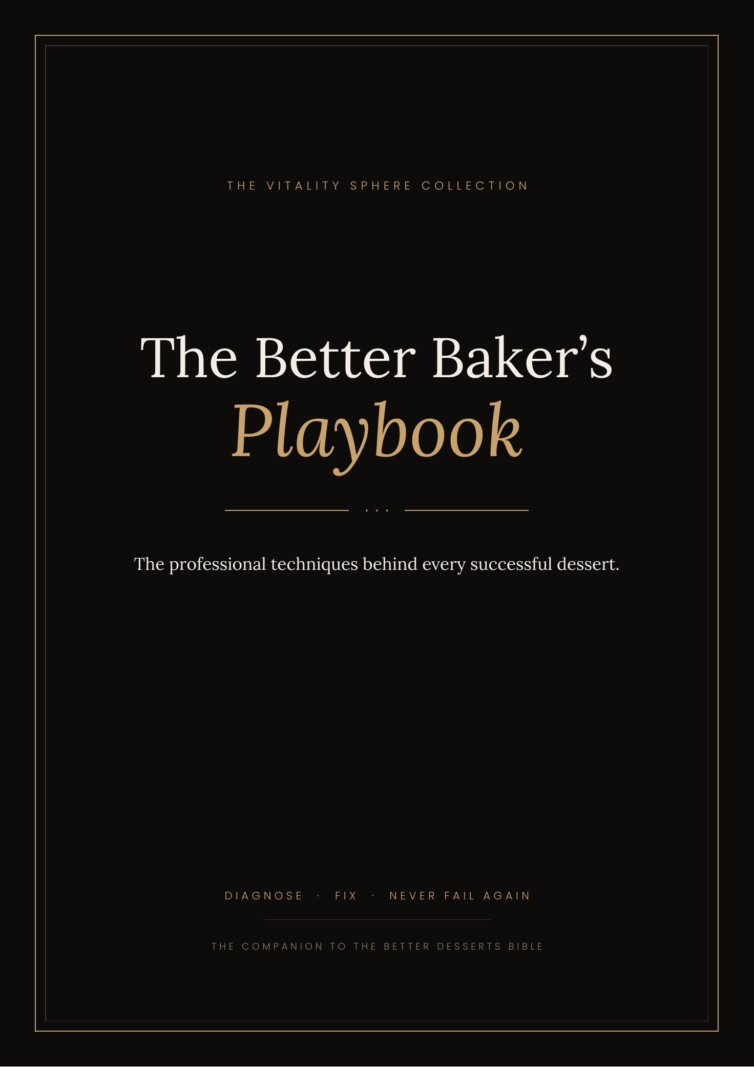 The Better Baker’s Playbook cover