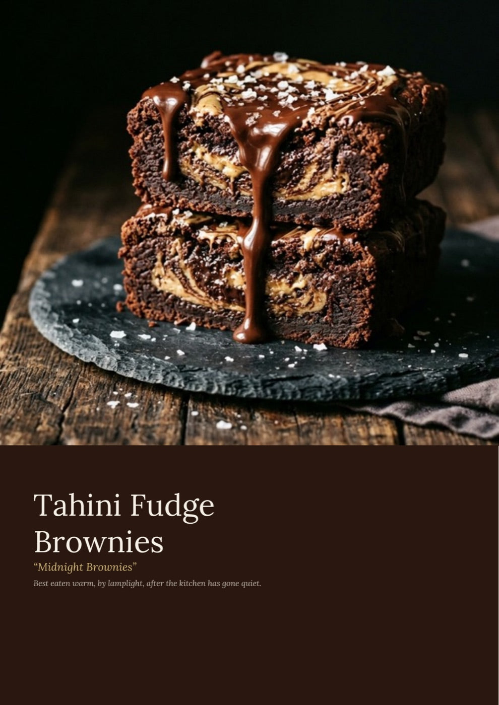 Inside The Better Desserts Bible — a three-page recipe spread