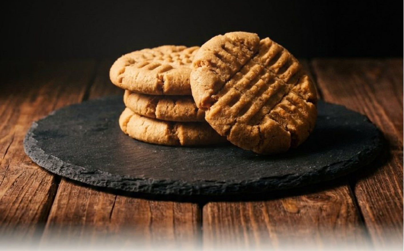 Chickpea peanut butter cookies